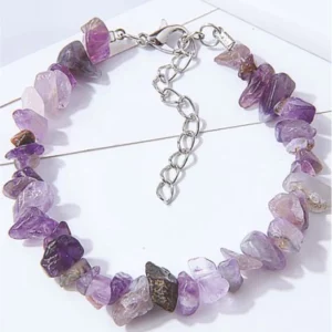 Amethyst bracelet purple