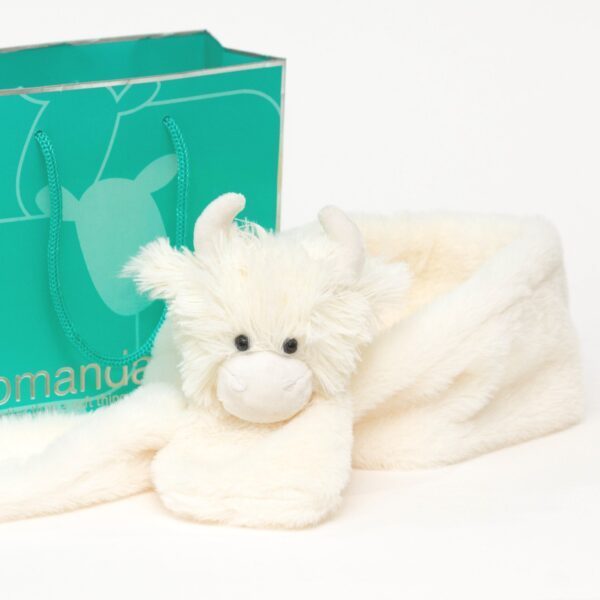 Cream Highland Coo Scarf