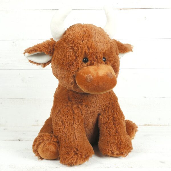 Large Highland Brown Coo Cow