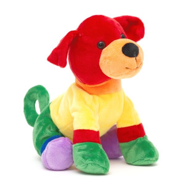 Gay Pride Rainbow Puppy Dog