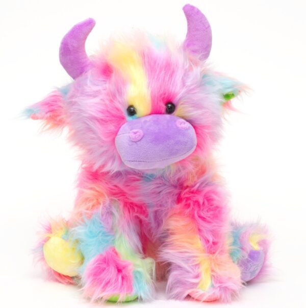 Rainbow Large Highland Coo