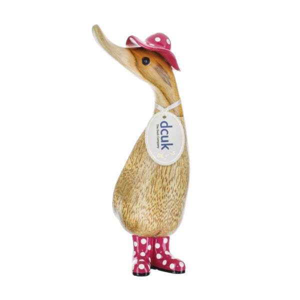 DCUK Ducklings – Spotty Hats and Welly Boots Pink
