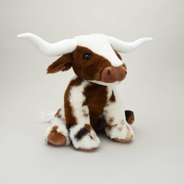 Large Texas Longhorn Brown Cream Highland Coo Cow