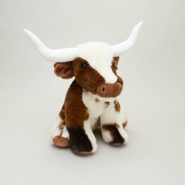 Medium Texas Longhorn  Brown Coo Cow - 23cm