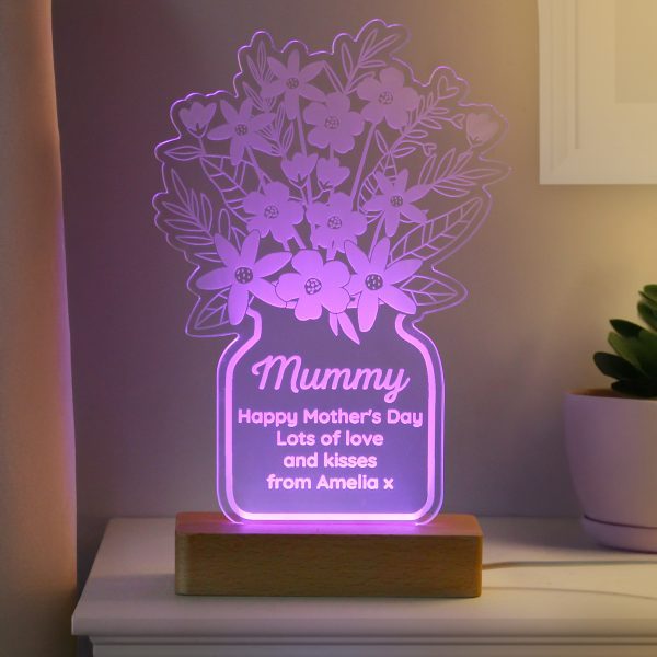 Personalised Flower Vase LED Light - Image 8