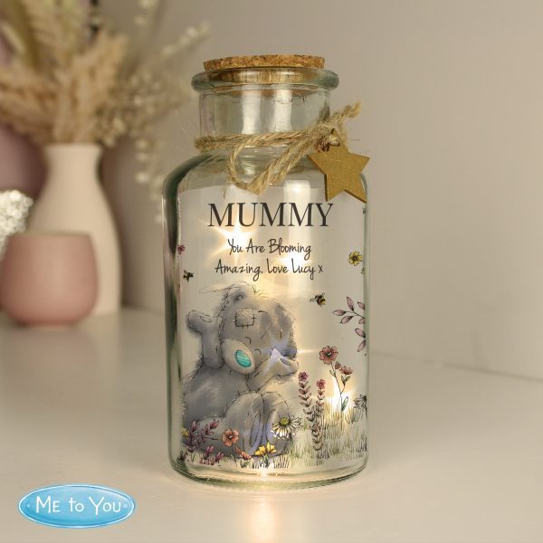 Personalised Me to You Floral LED Glass Jar - Image 4