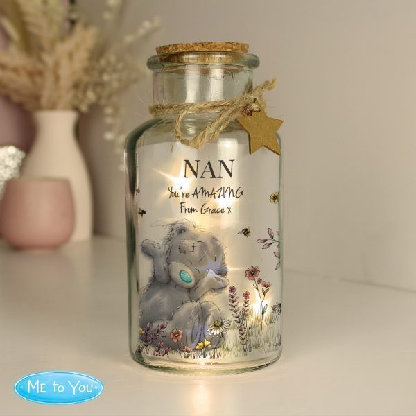 Personalised Me to You Floral LED Glass Jar - Image 5