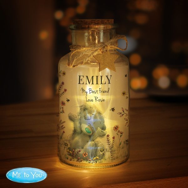 Personalised Me to You Floral LED Glass Jar - Image 6