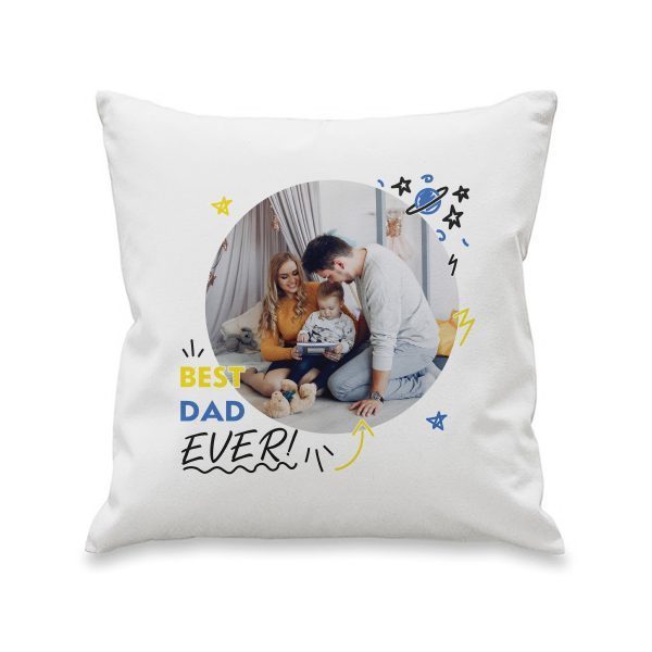 Personalised Best Ever Photo Upload Cushion - Image 2