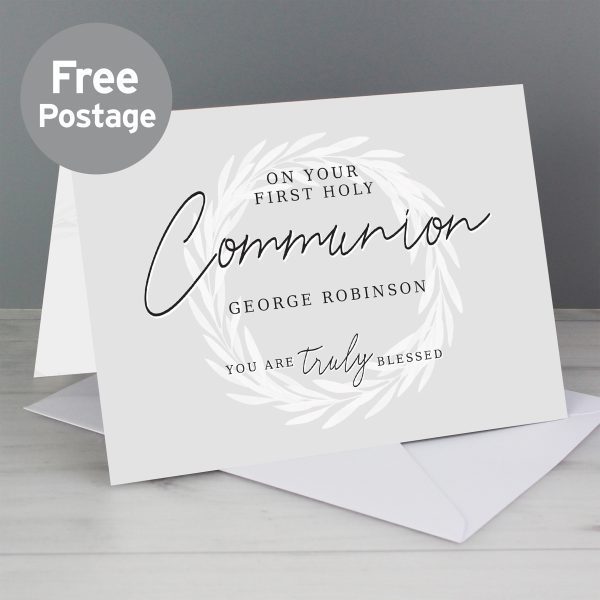 Personalised Truly Blessed First Holy Communion Card - Image 2