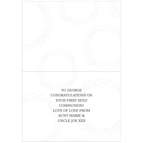 Personalised Truly Blessed First Holy Communion Card - Image 4