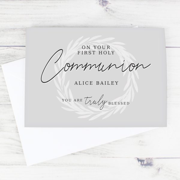 Personalised Truly Blessed First Holy Communion Card - Image 5