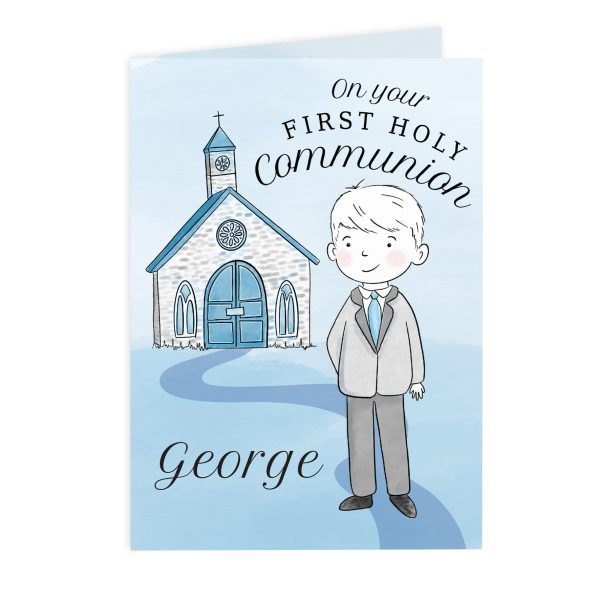 Personalised Boys First Holy Communion Card - Image 6