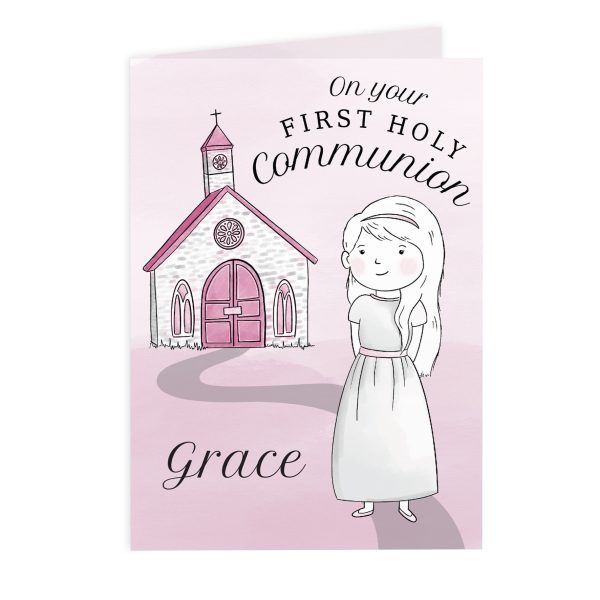 Personalised Girls First Holy Communion Card - Image 7