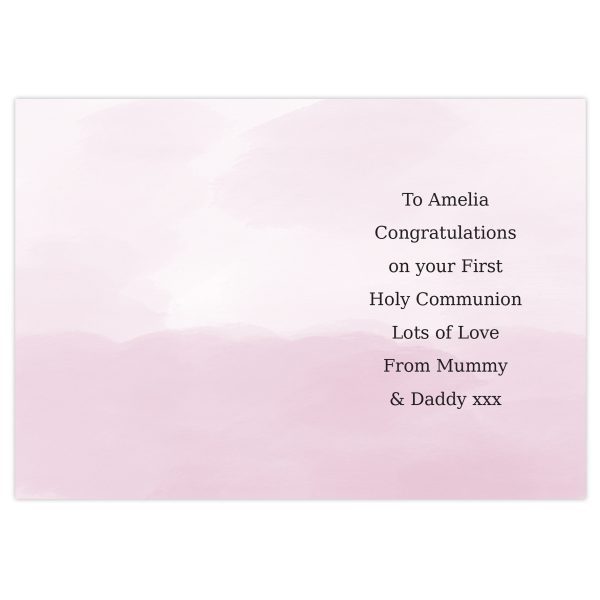 Personalised Girls First Holy Communion Card - Image 2