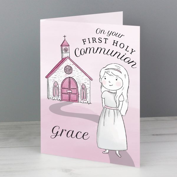 Personalised Girls First Holy Communion Card - Image 6