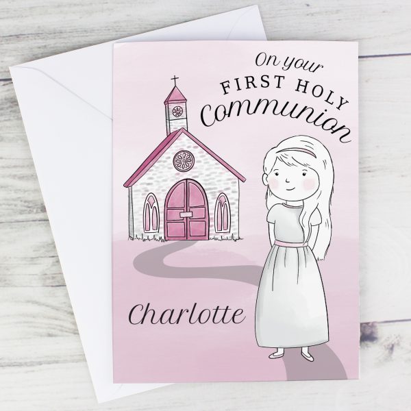 Personalised Girls First Holy Communion Card - Image 3