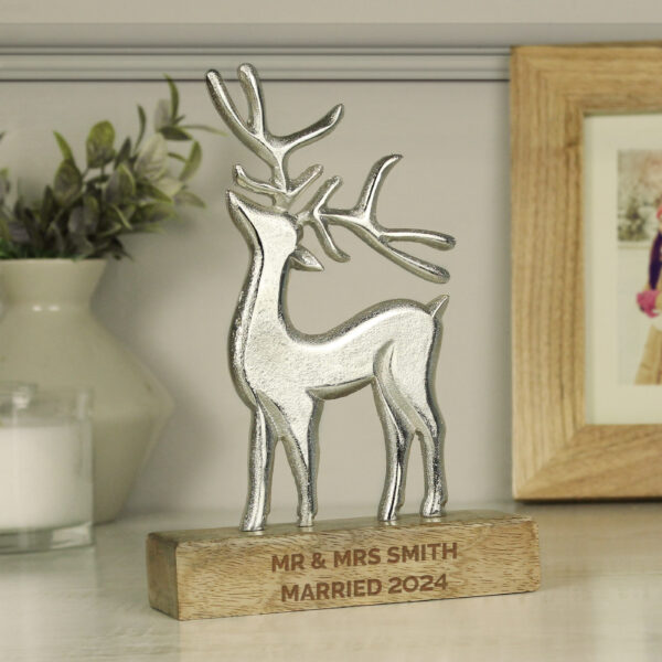 Personalised Stag Ornament - Image 3