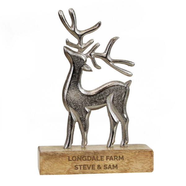 Personalised Stag Ornament - Image 6