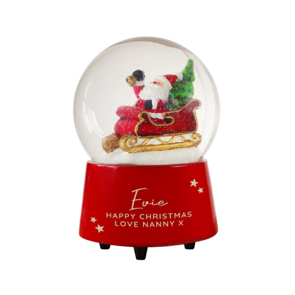 Personalised Musical Santa Globe - Image 5