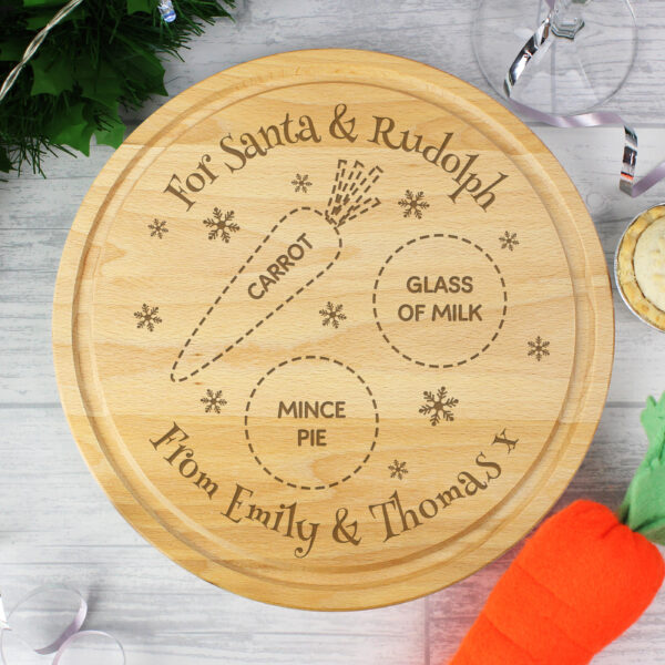 Personalised Christmas Eve Mince Pie Board - Image 4