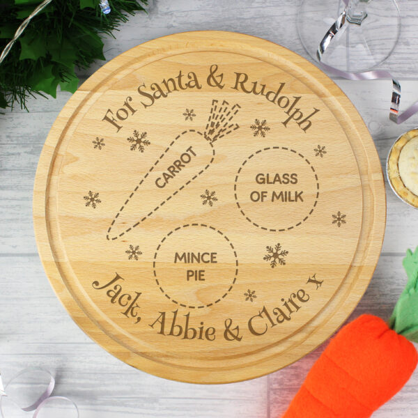 Personalised Christmas Eve Mince Pie Board - Image 2