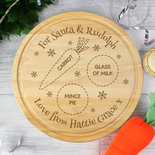 Personalised Christmas Eve Mince Pie Board - Image 3