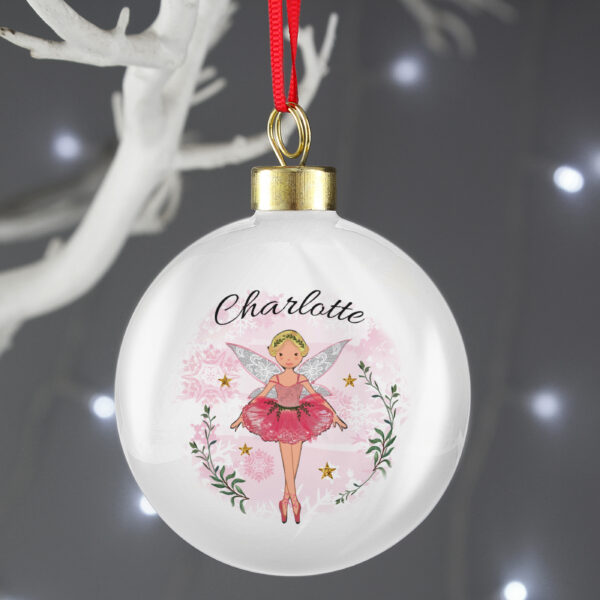 Personalised Sugar Plum Fairy Bauble - Image 5
