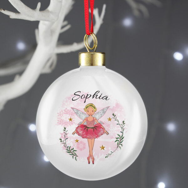 Personalised Sugar Plum Fairy Bauble - Image 2