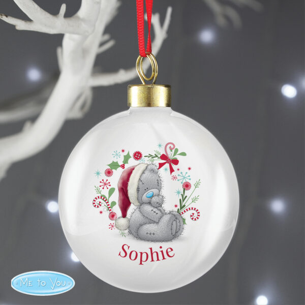 Personalised Me To You Christmas Bauble - Image 2