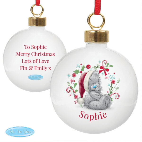Personalised Me To You Christmas Bauble - Image 5