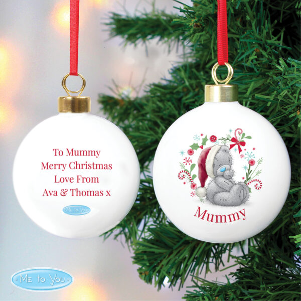 Personalised Me To You Christmas Bauble - Image 3