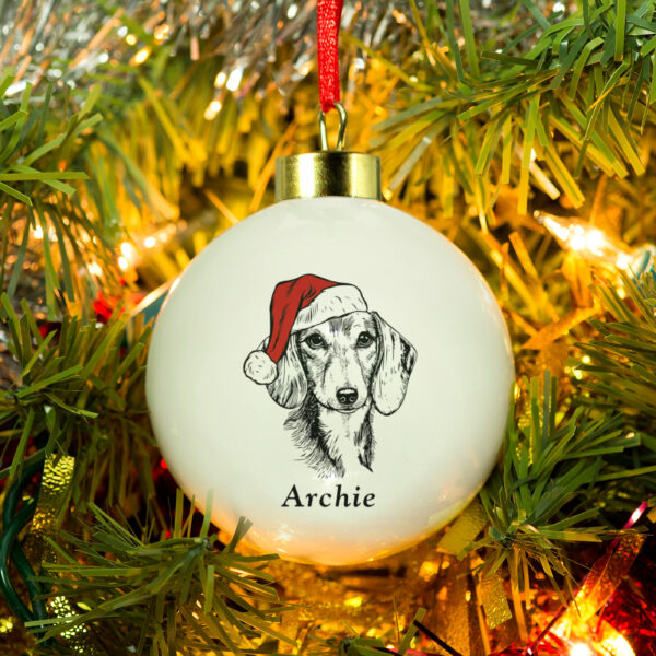 Personalised Dog Breed Christmas Bauble - Image 10