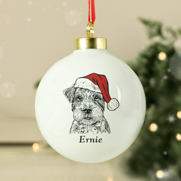 Personalised Dog Breed Christmas Bauble - Image 5