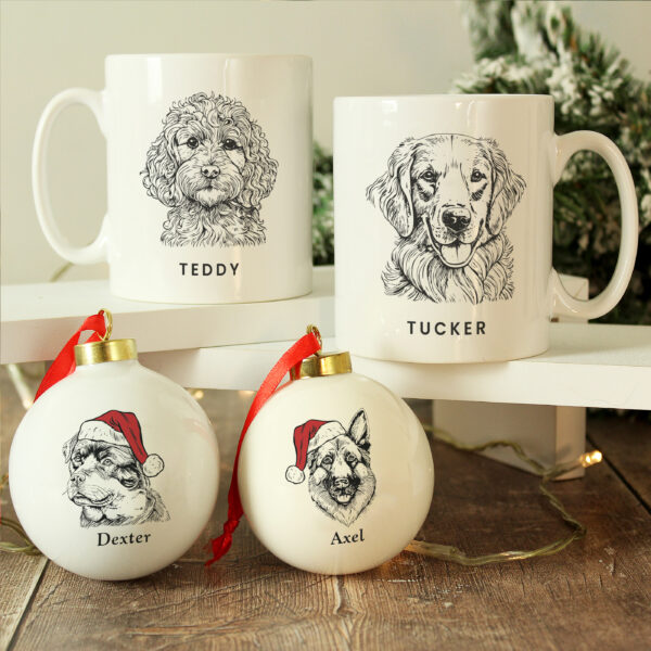 Personalised Dog Breed Christmas Bauble - Image 8