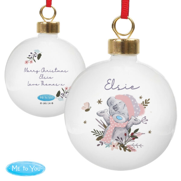 Personalised Me to You Cosy Winter Bauble - Image 6