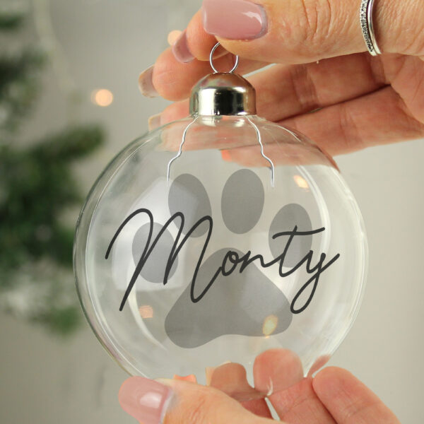 Personalised Pet Glass Bauble - Image 3