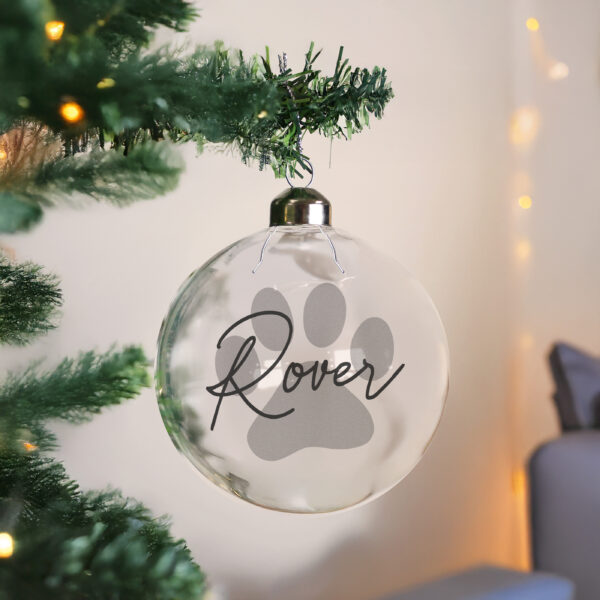 Personalised Pet Glass Bauble - Image 4