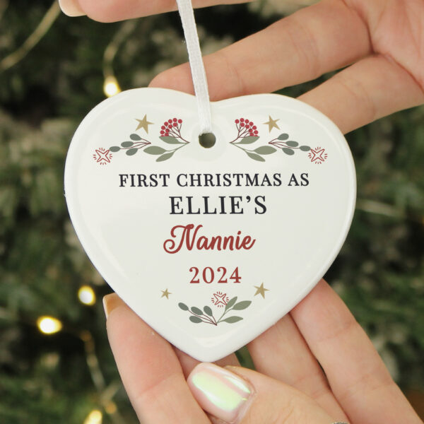 Personalised First Christmas As Grandparents Tree Decoration - Image 2