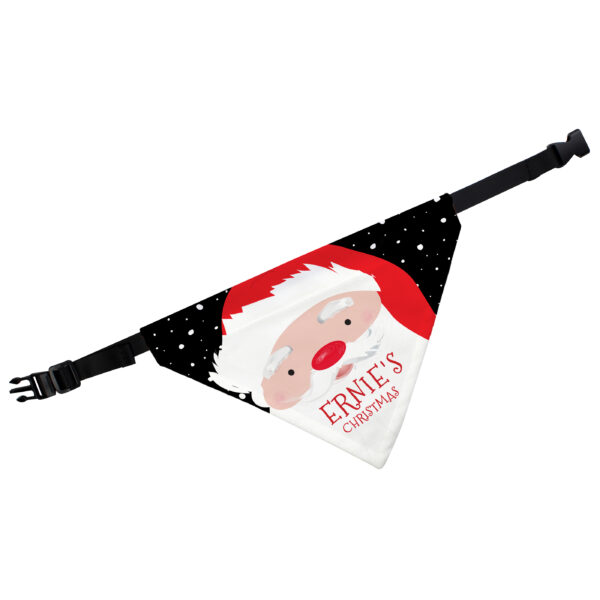 Personalised Santa Dog Bandana - Image 5