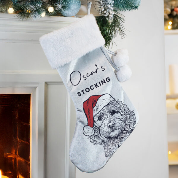 Personalised Dog Breed Christmas Stocking - Image 5