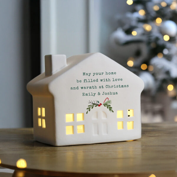 Personalised Christmas LED House - Image 3