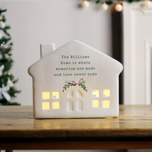 Personalised Christmas LED House - Image 10