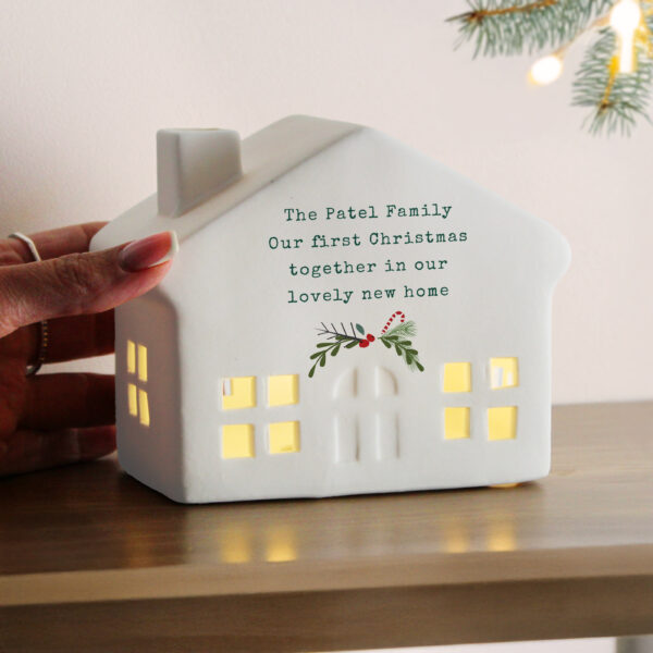 Personalised Christmas LED House - Image 8
