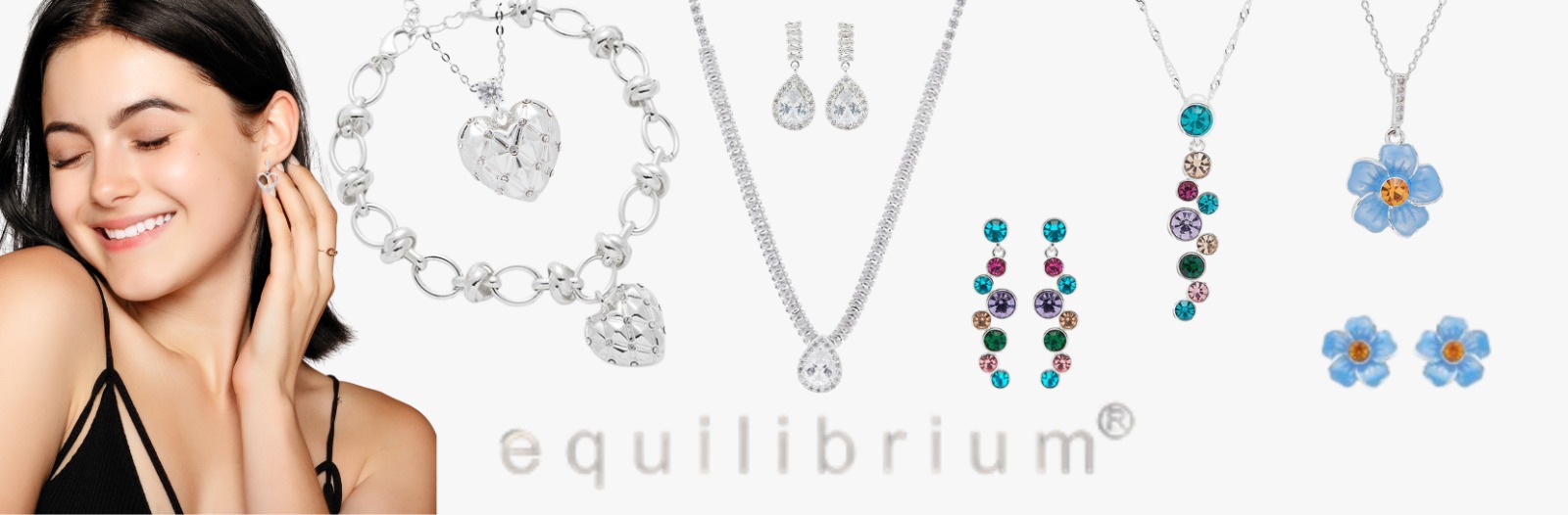 A collection of equilibrium jewellery
