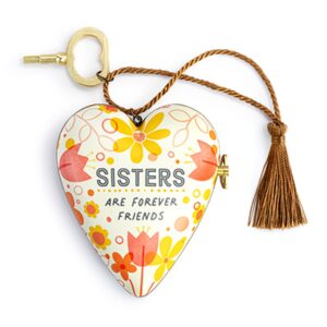 Demdaco Sisters Are Forever Friends Musical Heart Keepsake