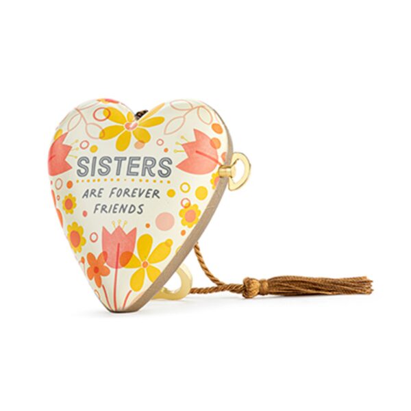 Demdaco Sisters Are Forever Friends Musical Heart Keepsake - Image 3