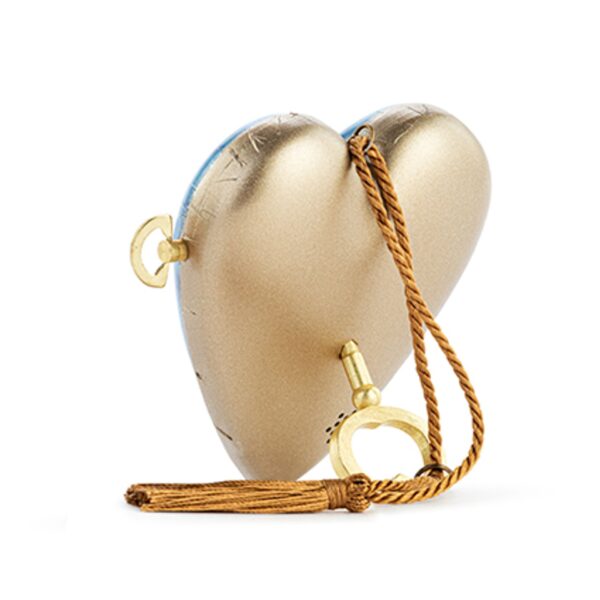 Daughter You Are My Sunshine Musical Keepsake Heart – Sunflower Design with Key & Tassel - Image 2