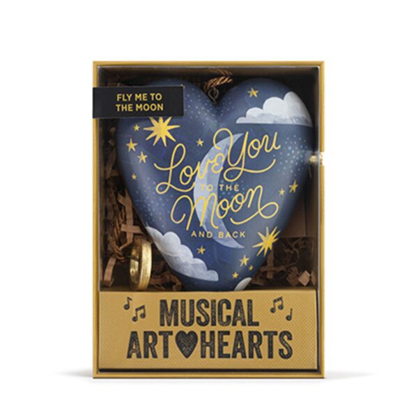 Musical Art Heart – Love You to the Moon and Back (Fly Me to the Moon) - Image 4