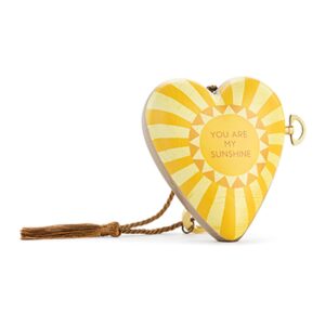 You Are My Sunshine Musical Heart Sunshine Heart Gift Sentimental Musical Gift Inspirational Heart Ornament Sunshine Home Decor